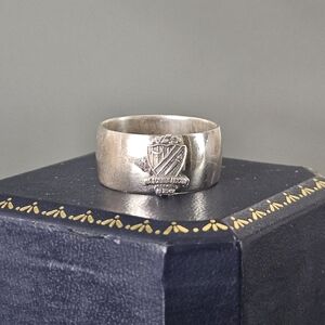 925 Silver Vita Scientia Amicitia Band